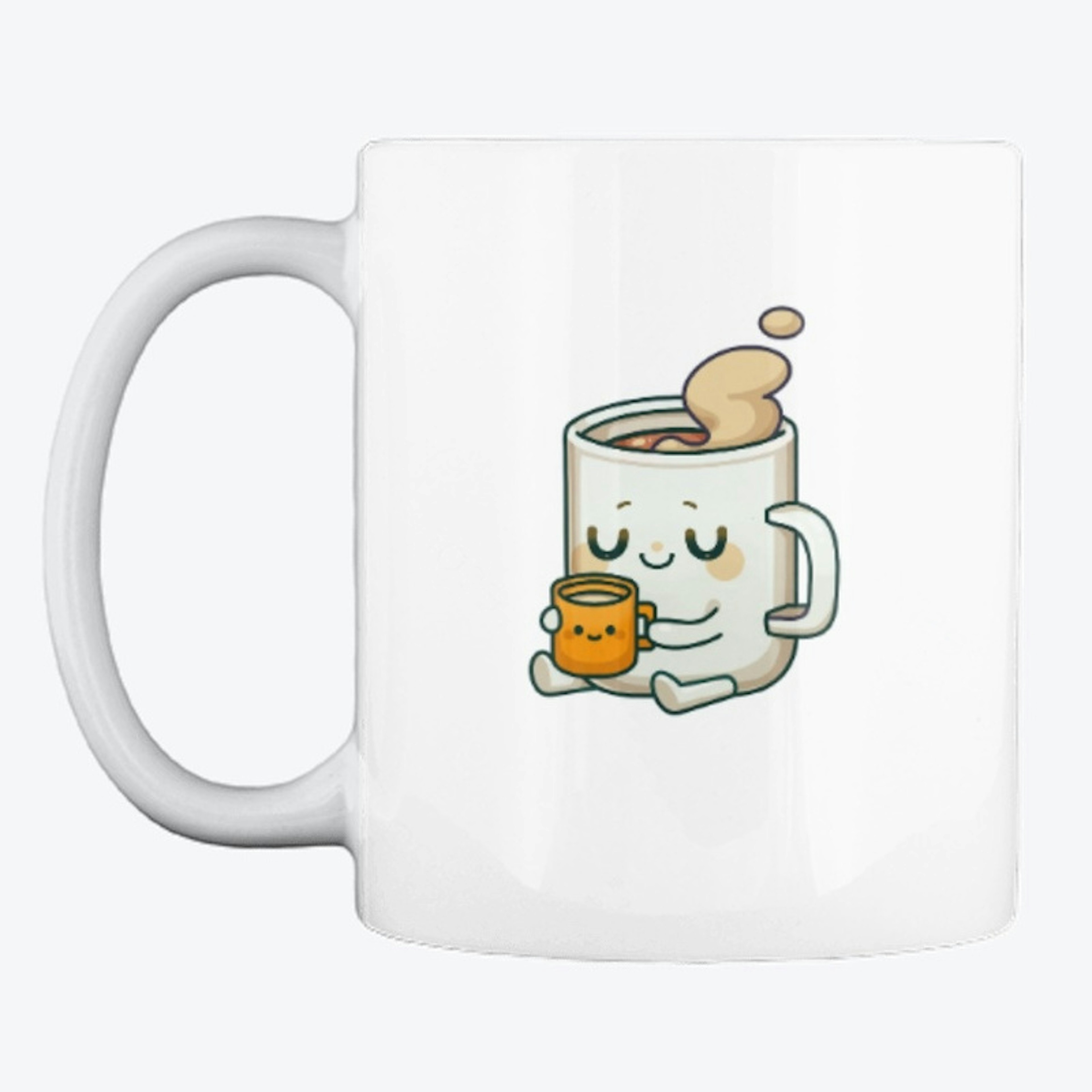 Le mug Le Mug qui boit un mug !